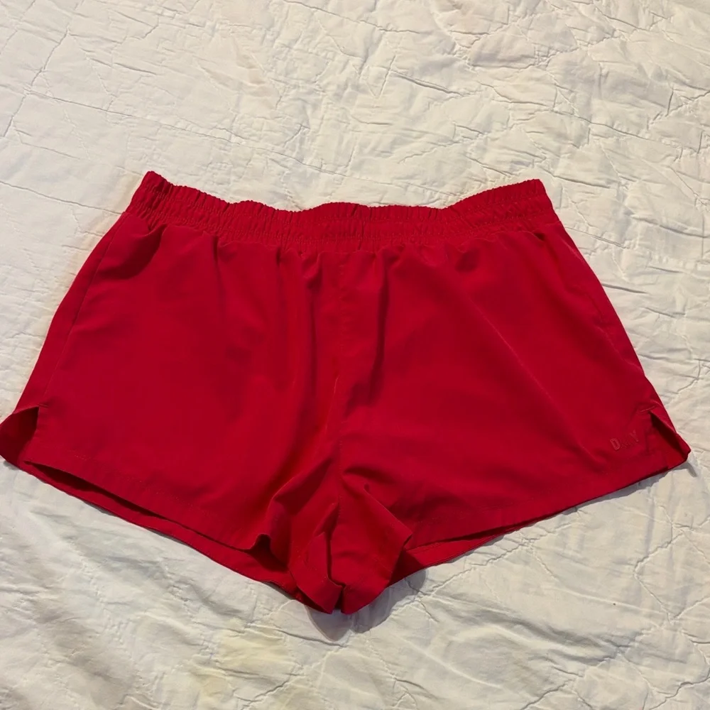 DKNY Women's Red Athletic‎ Shorts